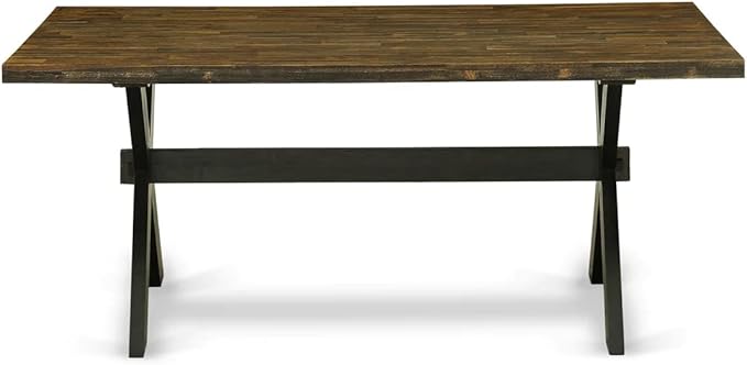 East West Furniture X677MZ606-6 6 Piece Dinette Set Contains a Rectangle Dining - Image 4