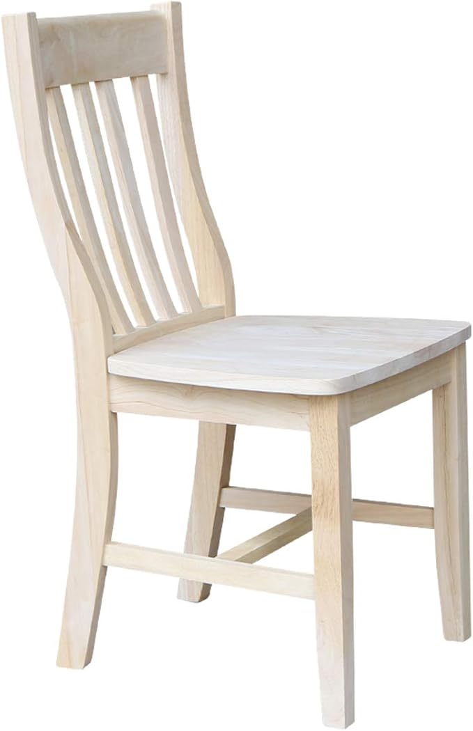 Set of Two Cafe Dining Chairs, Unfinished - Image 7