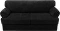 H.VERSAILTEX Sofa Cover 3 Piece T Cushion Sofa Slipcovers Thick Velvet Couch by HVERSAILTEX