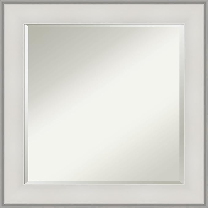 Amanti Art White Bathroom Mirror by AmantiArt
