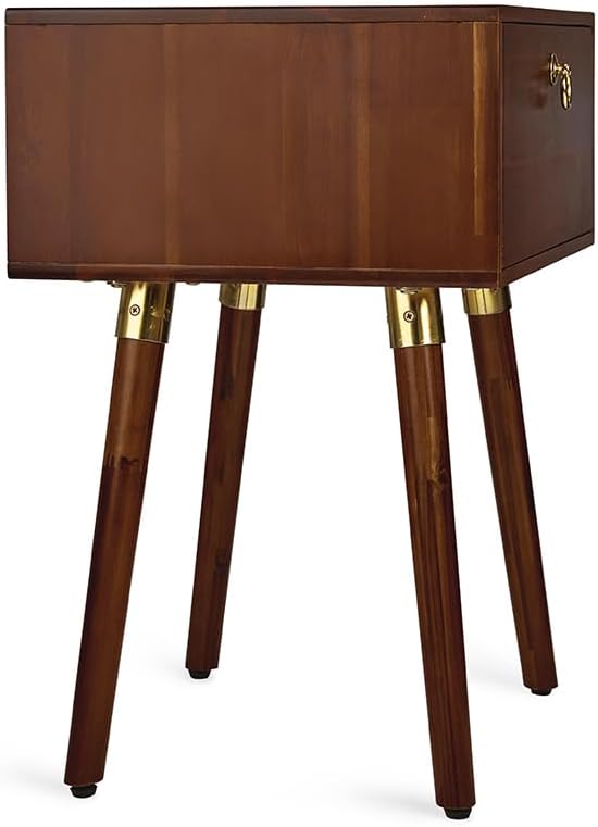 Bme Alden Solid Wood Nightstand/Side Table/End Table, Fully Assembled, - Image 9