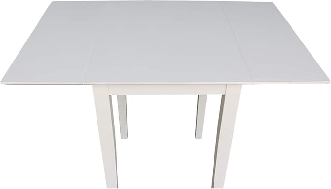 IC International Concepts, Solid Wood Small Drop Leaf Dining Table, Solid Real - Image 13