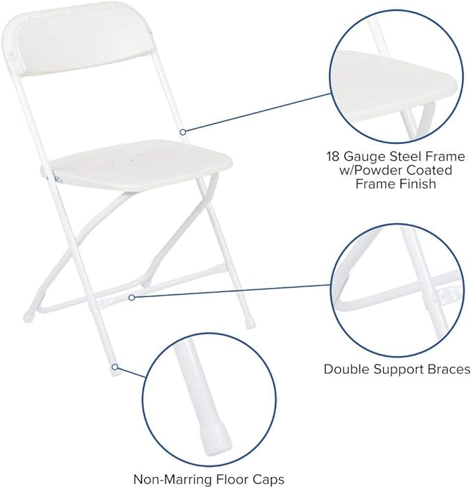 Flash Furniture Hercules Series Plastic Folding Chairs - Image 4