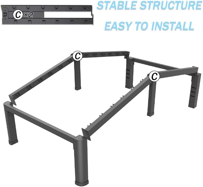 FUIOBYVV 14 Inch Twin Bed Frame - Image 7
