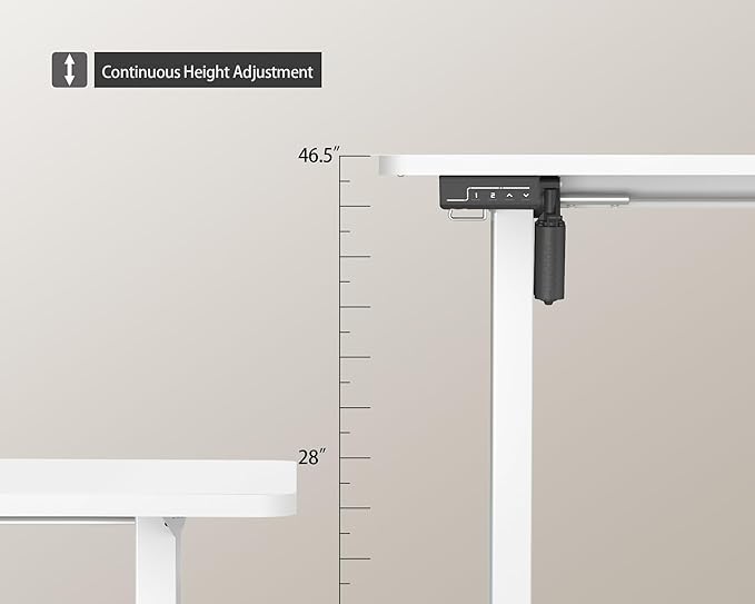 Electric Standing Desk Adjustable Height, 40x24 Inches Sit Stand up Desktop - Image 5