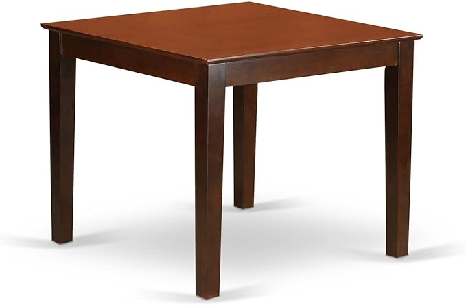 East West Furniture OXEN3-MAH-66 3 Piece Kitchen Table Set - Image 2