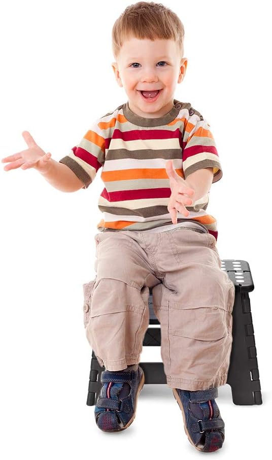 ACSTEP Folding Step Stool 9'' Tall Kids Step Stool Holds Up to 300 lb Plastic - Image 7