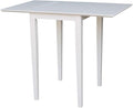 IC International Concepts, Solid Wood Small Drop Leaf Dining Table, Solid Real by InternationalConcepts