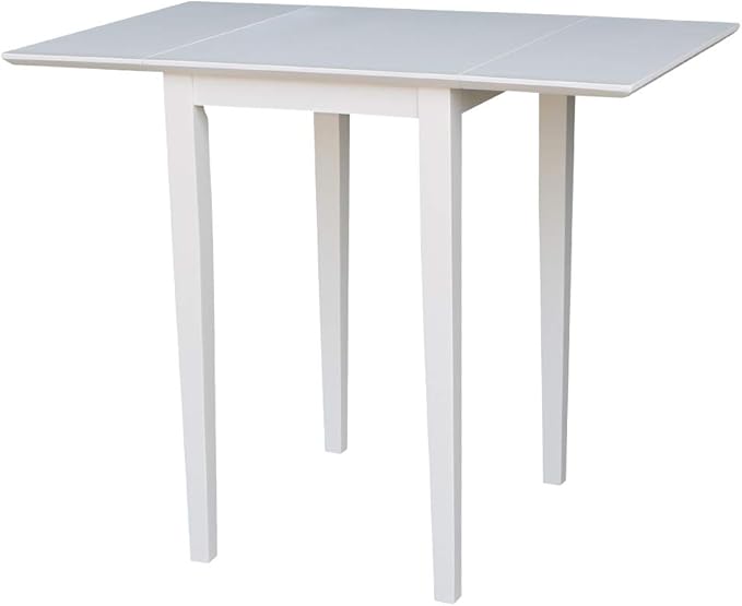 IC International Concepts, Solid Wood Small Drop Leaf Dining Table, Solid Real by InternationalConcepts