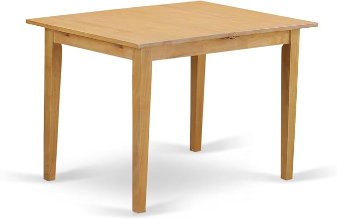 East West Furniture NOBR5-OAK-18 5 Piece Dining Room Table Set Includes a - Image 5