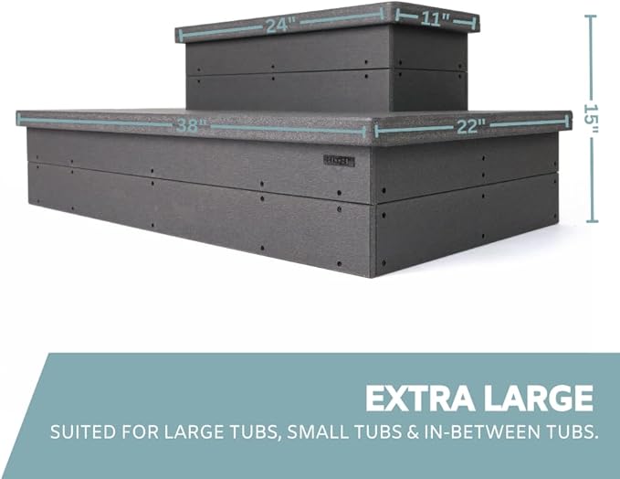Heavy Duty Hot Tub Steps with Storage - Image 8