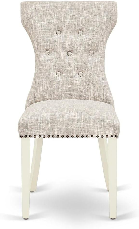 East West Furniture GAP2T35 Gallatin Modern Parson Chairs - Image 4