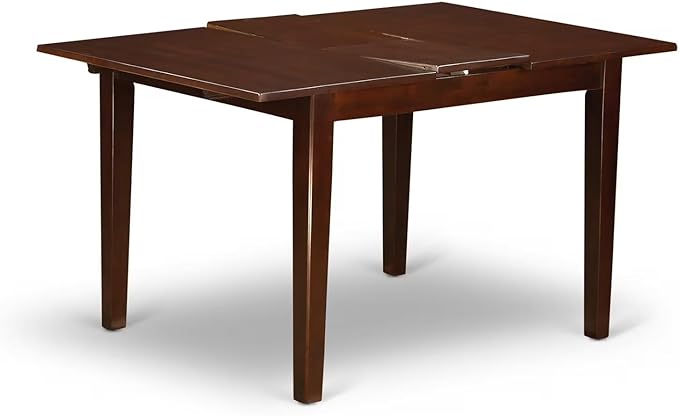 East West Furniture NOML5-MAH-W 5 Piece Dining Set Includes a Rectangle Dining - Image 6