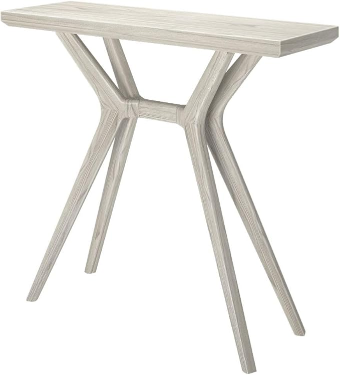 Plank+Beam Verso Console Table, 36 Inch Solid Wood Modern Sofa Table, Narrow - Image 4