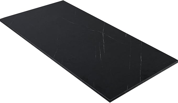 Kaboon Universal Tabletop 45.67"x23.62", Solid One-Piece Melamine Table Top by Kaboon