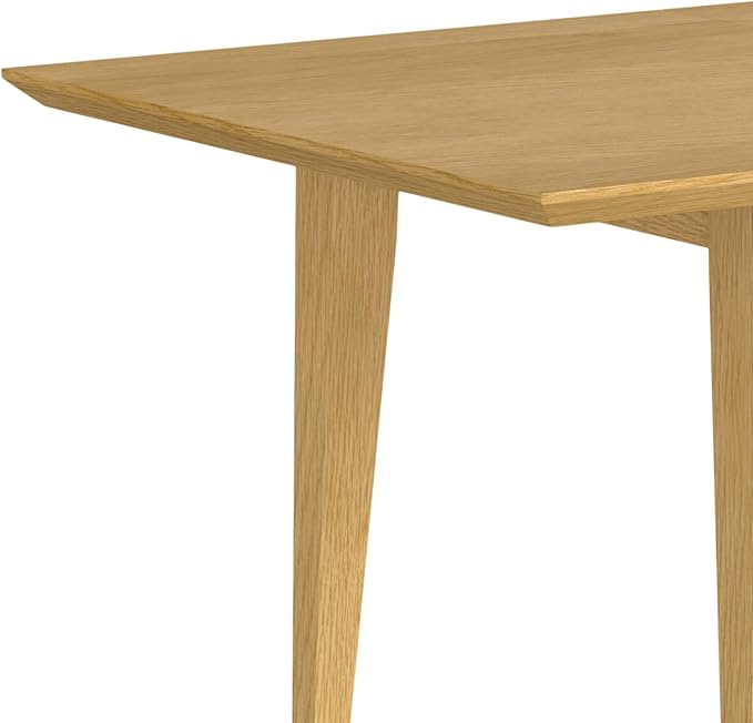 SIMPLIHOME Colby Extendable Dining Table, Solid Wood Oak Veneer in Oak - Image 16