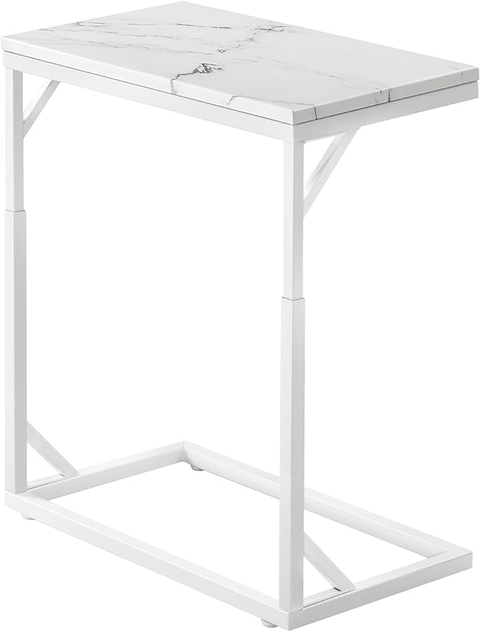 C-Shaped End Table, Small Sofa Table by Joyofcife