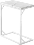 C-Shaped End Table, Small Sofa Table by Joyofcife