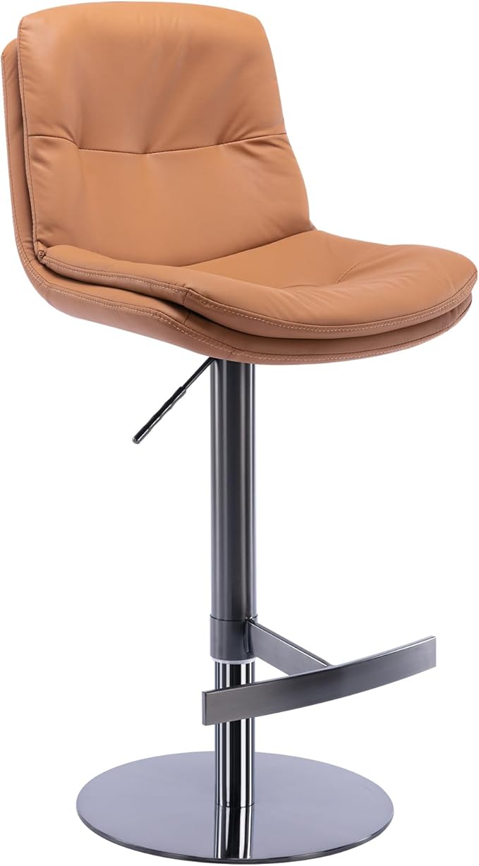 CozyRain Bar Stools Adjustable Stainless Steel Swivel Barstool by CozyRain