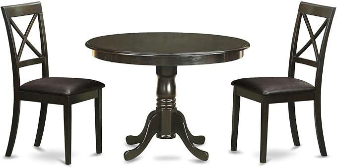 East West Furniture HLBO3-CAP-LC 3 Piece Dining Table Set by EastWestFurniture