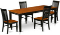 East West Furniture QUWE5-BCH-W 5 Piece Dining Table Set by EastWestFurniture