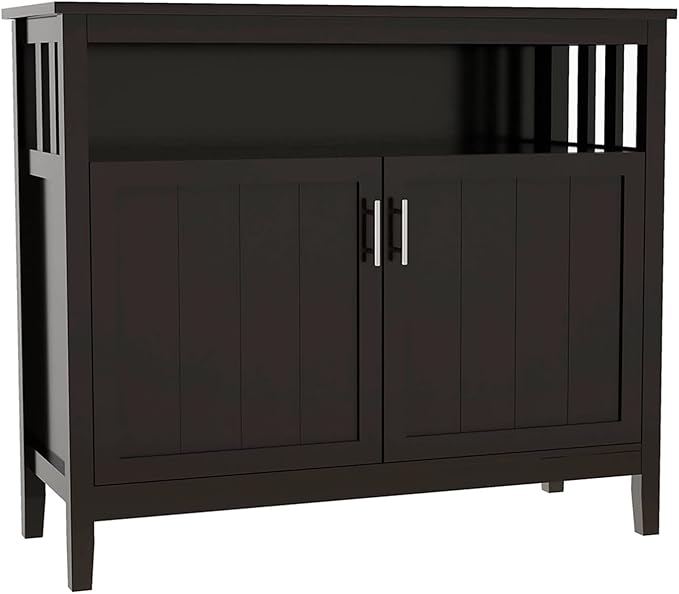 RASOO Espresso Buffet Cabinet, Modern Design by RASOO