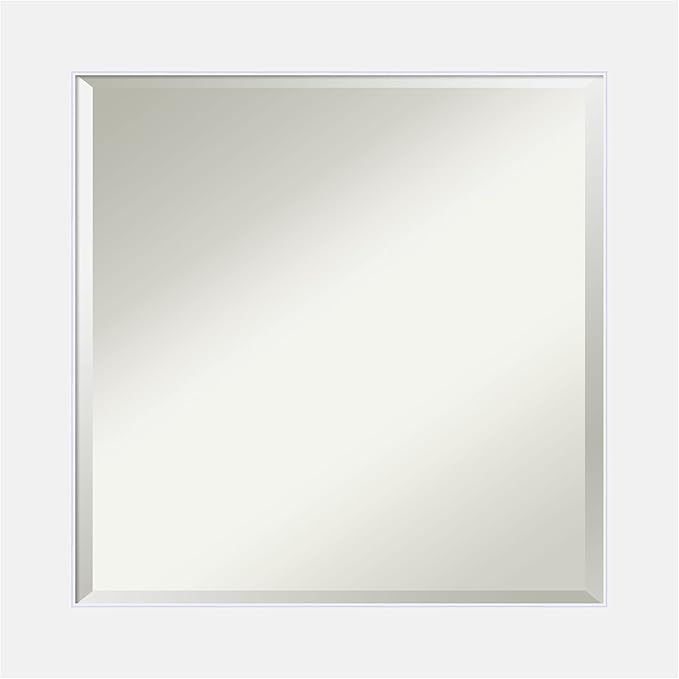 Amanti Art White Bathroom Mirror by AmantiArt
