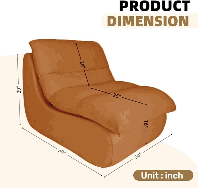 Bean Bag Chair - Memory Foam Bean Bag Chair - Image 3