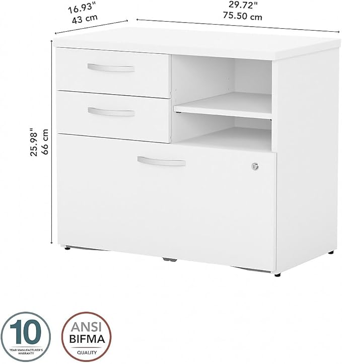 Bush Business Furniture Studio C Office Storage Cabinet - Image 3