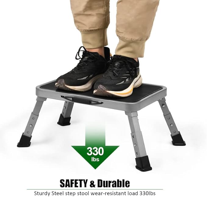 Foldable Step Stool, Adjustable Step Stool - Image 3