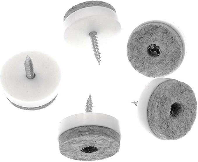 ALIMITOPIA 40pcs Screw-on Furniture Felt Pad Chair Glide Slider Hardwood Floor - Image 4