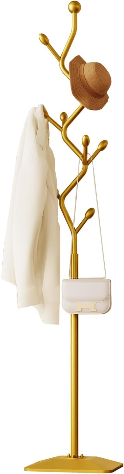 Tree-shaped coat rack stand, Metal coat tree - Image 8
