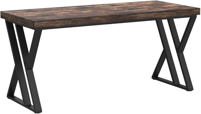 Tribesigns Writing Computer Desk, 55 inch Heavy Duty Study Desk - Image 4