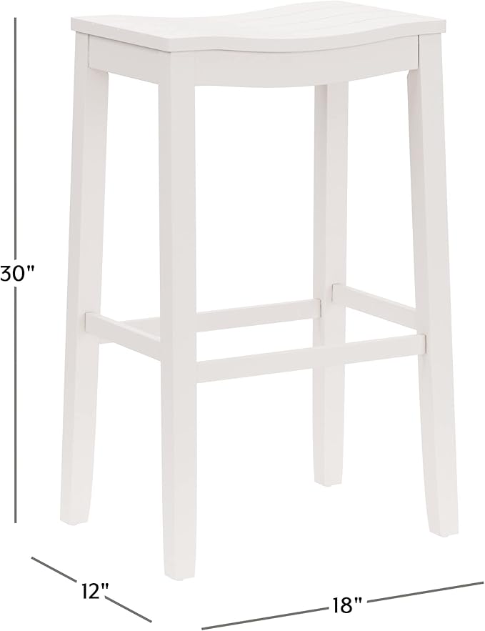 Hillsdale Furniture Fiddler Backless Saddle Bar Stool - Image 3