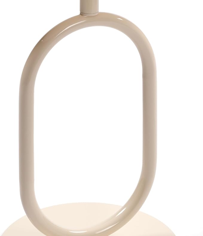 Lantern-Shaped Metal End Table, Small Round Side Accent Pedestal Modern Coffee - Image 5