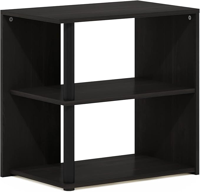 Furinno Romain 2-Tier End Table, Espresso/Black - Image 5