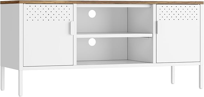 Manhattan Comfort Landen 47" Modern Metal TV Stand - Image 8