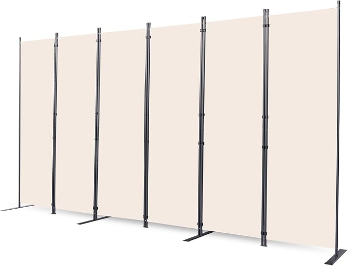 Room Divider, 6 Panel Folding Privacy Screens by CHOSENM