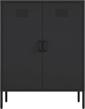 Manhattan Comfort Naomi Modern Metal Accent Cabinet, Minimalist Storage Cabinet by ManhattanComfort