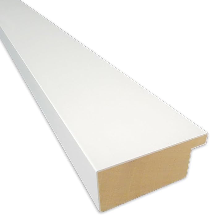 Amanti Art White Bathroom Mirror - Image 2