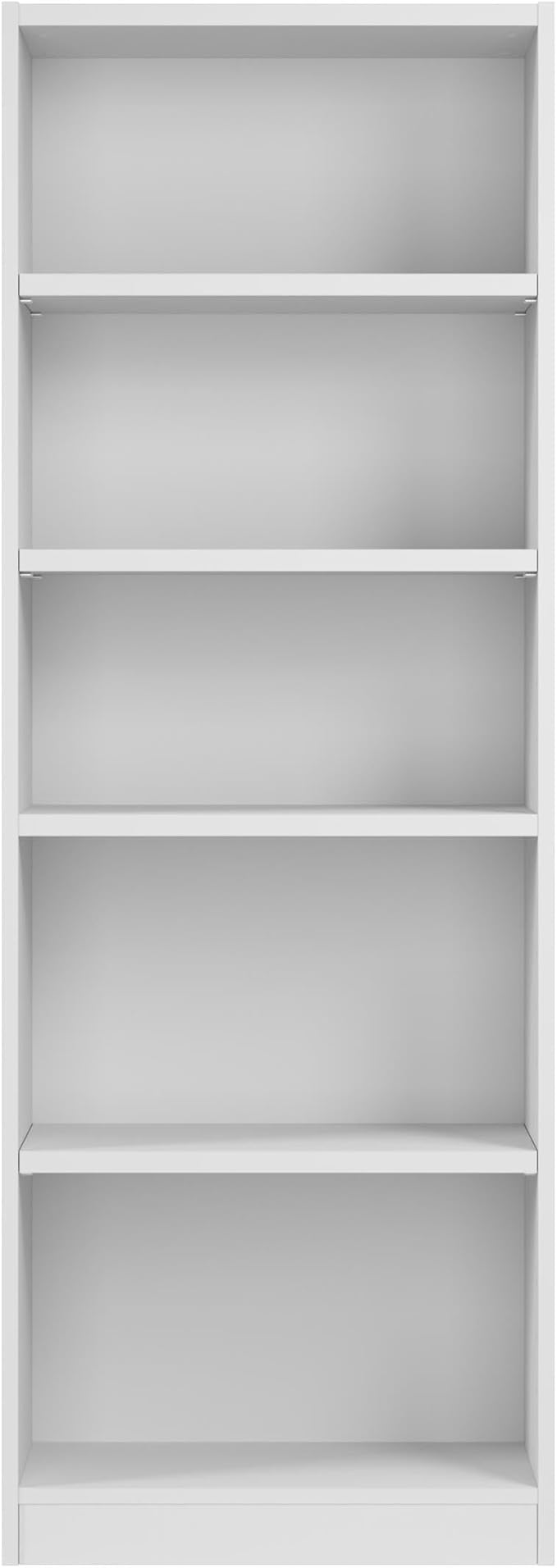 Bush Furniture Universal 25W Tall 5 Shelf Bookcase in White, Vertical Storage by BushHome