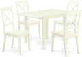 East West Furniture NDBO5-LWH-W 5 Piece Dining Room Table Set Includes a by EastWestFurniture