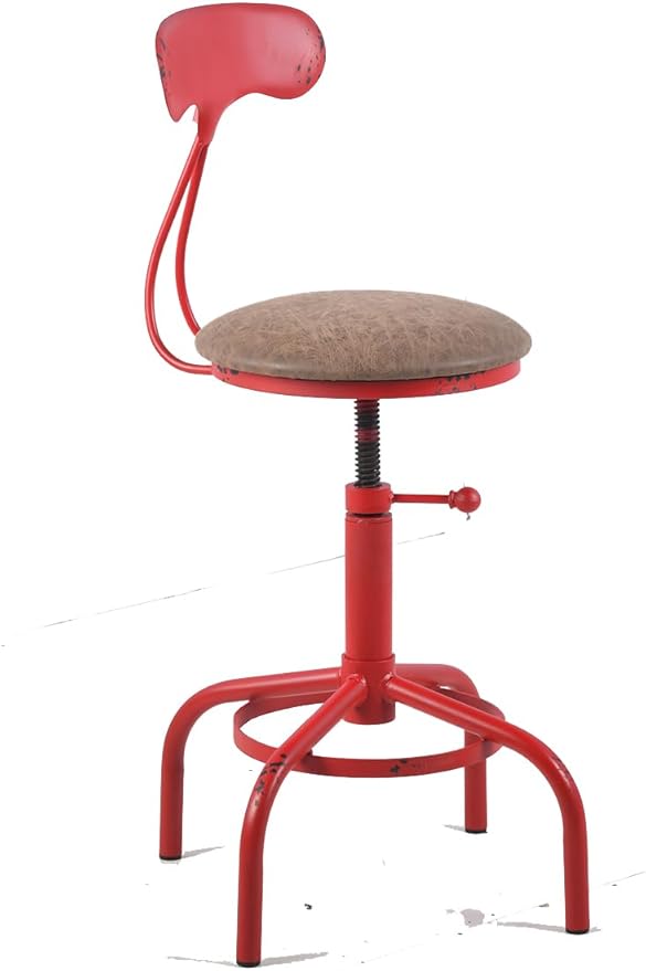 Topower Home Kitchen Stool, Industrial Counter Stool, Height Adjustable Swivel - Image 5