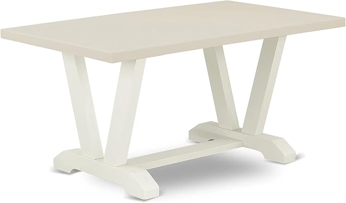 East West Furniture VT026 V-Style Dining Room Table - Image 2