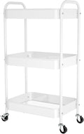 3-Tier Rolling Metal Storage Cart by PNVXNUS