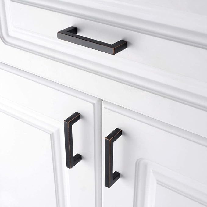 KOOFIZO Oil Rubbed Bronze Cabinet Pulls Bronze Cabinet Handles, 10 Pack 3 Inch - Image 4