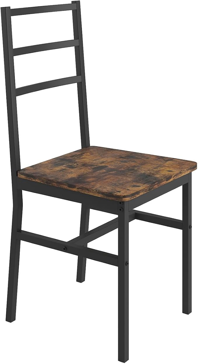 5-Piece Dining Table Set with 4 Chairs, 47.2" Kitchen Table Chairs Set of 4 - Image 6