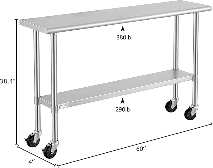 ROCKPOINT Stainless Steel Table - Image 3