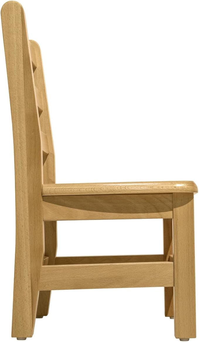 Kids Wooden Chair Set, Fully Assembled Youth Ladderback Wood Chairs - Image 8