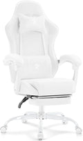 White Gaming Chair, Computer Office Chair by TheARTOFSITTING